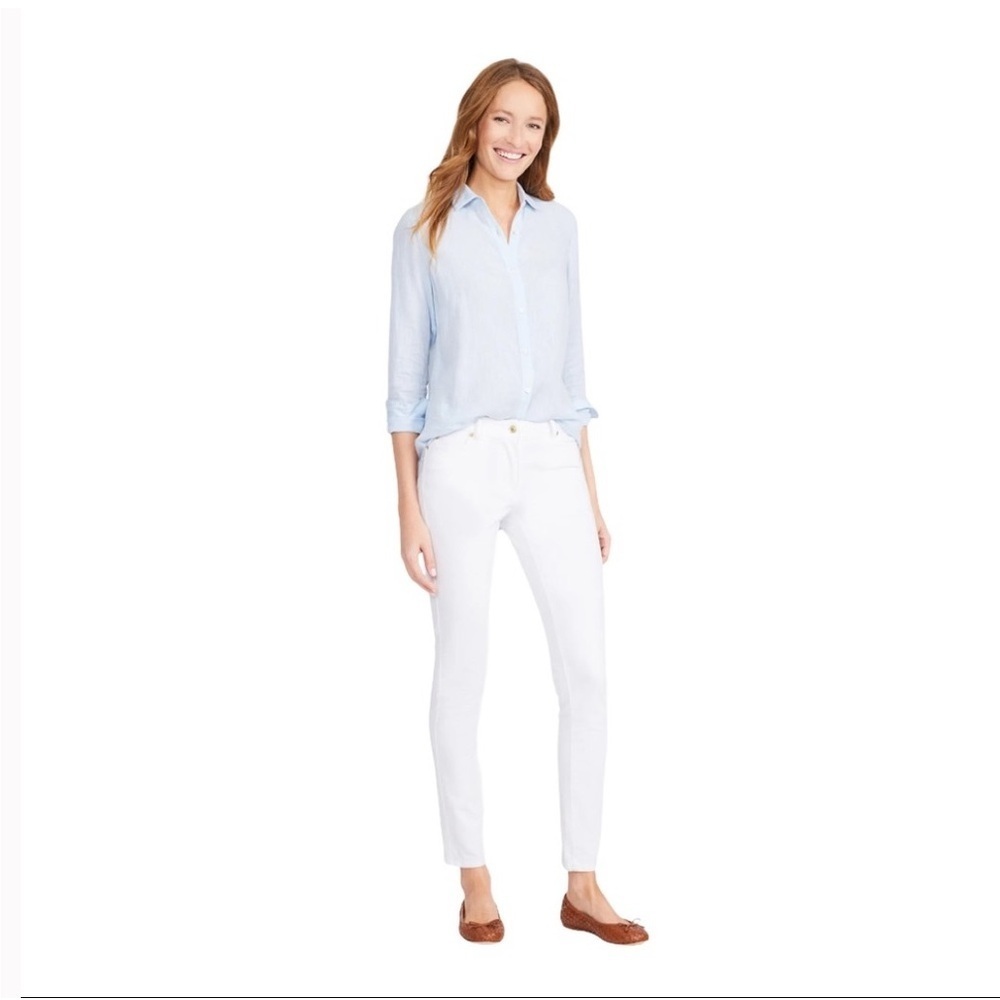 J MCLAUGHLIN LEXI JEANS WHITE SIZE 8